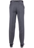 Plain Grey, Tropicle Exclusive Wool Blend Formal Trouser