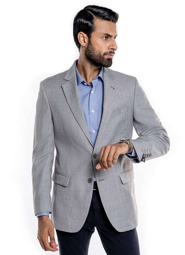 Plain Grey, Tropical Exclusive, Classic Blazer