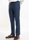 Yale Blue Plain, Hi-end Delta Poly Viscose Formal Trouser