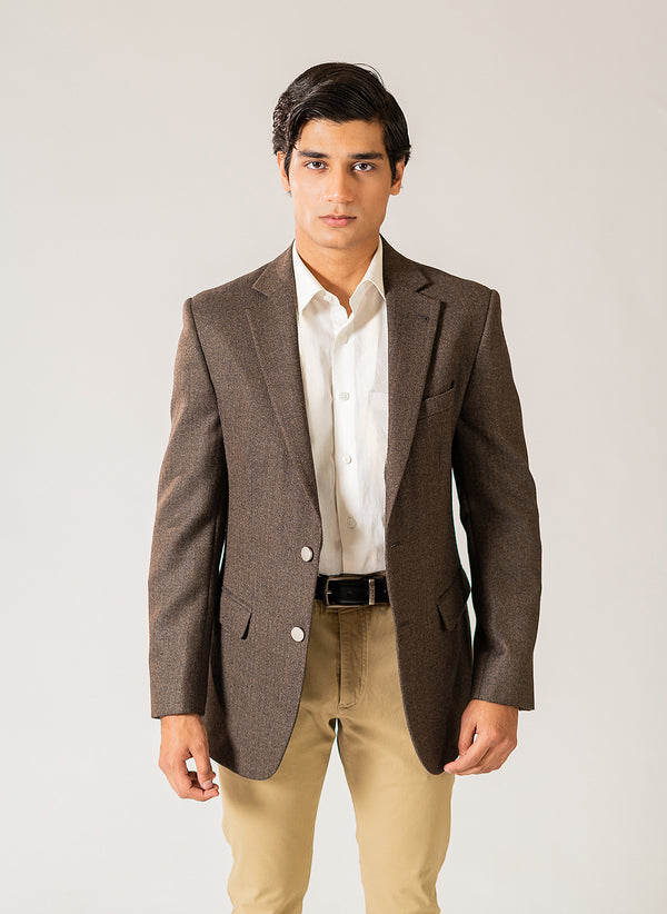 2210-00220-040-1-003 L-Jacket Worsted Tweed Wool Rich Brown Winter 1