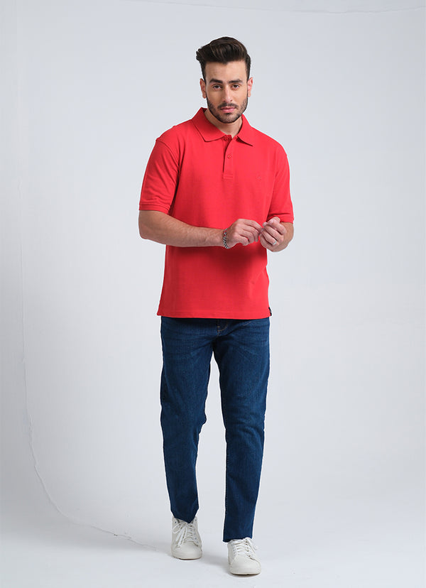 Polo Shirt - Polo Shirt Red Design