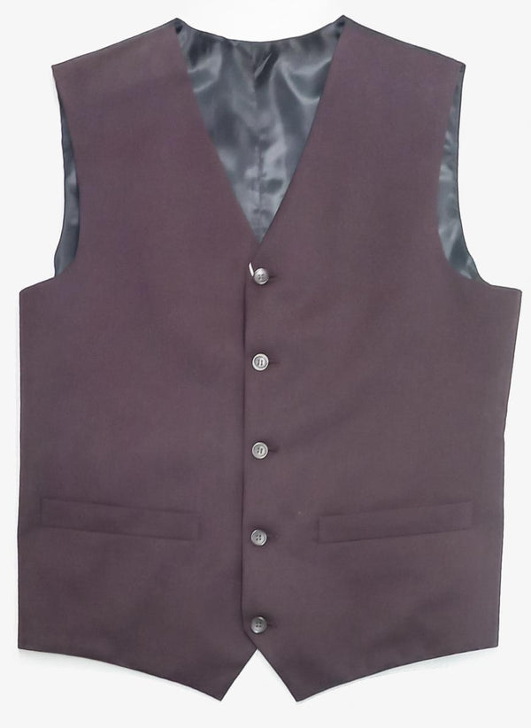 Vest - PV Linen Brown Plain