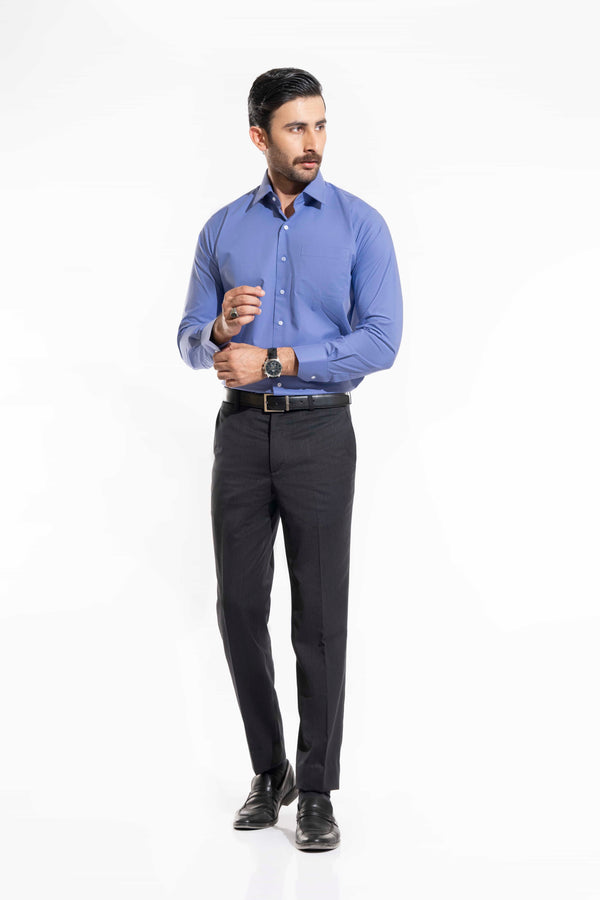 Blue Plain, Delta Cotton Rich Formal Shirt