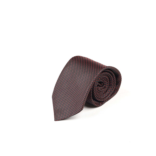 Burgundy Textured Silk Rich Tie