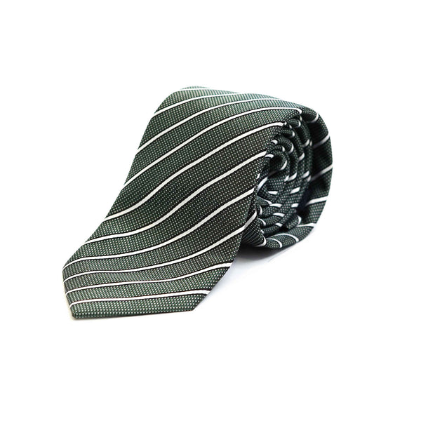 Ties - Silk Rich Olive Green Design