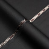Plain-Black, Wool Blend, Tropical Exclusive Suiting Fabric