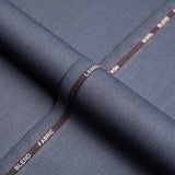 Bluish Grey Plain Wool Blend, Estash Suiting Fabric
