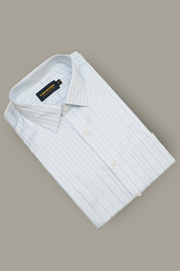 Formal Shirt - Supernova Moonlight Blue Stripes