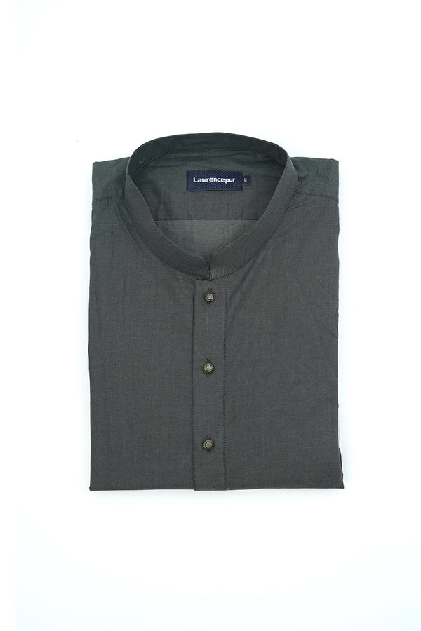 Kurta - Sensation Pima Cotton Military Olive Melange