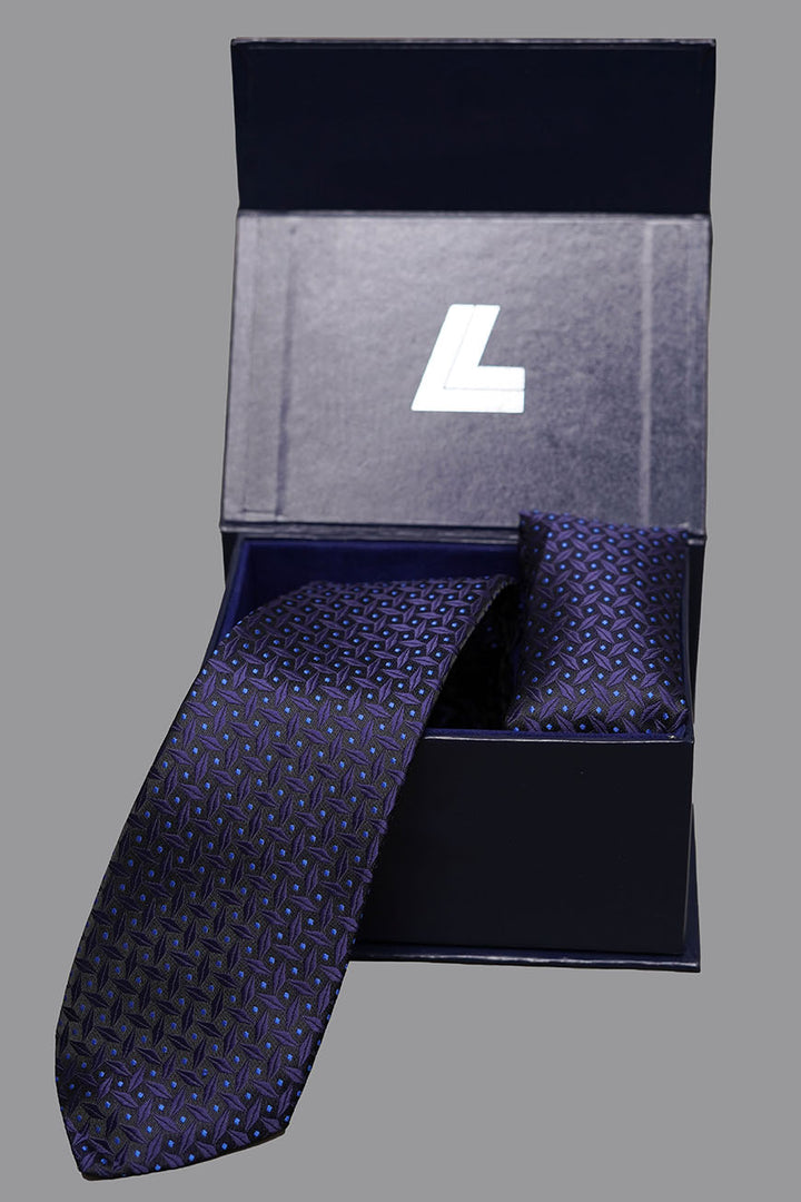 Complete look of silk tie and pocket square – multi-design 06-4100-70204-130-8-081