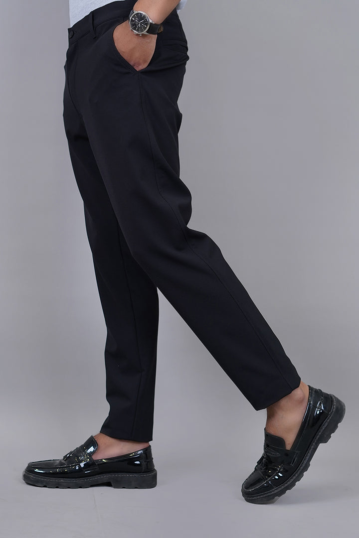 2370-03020-010-0-001 L-Casual Trouser Nylon Spandex Leisure Trouser Nylon Spandex Leisure Trouser Black All Season 1