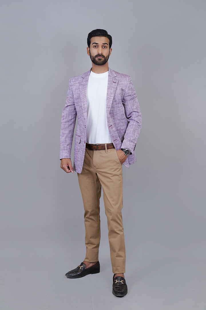 Chocolate Brown Linen Blazer – Men’s Summer Essential