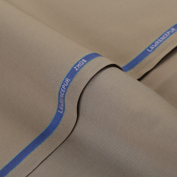 Plain Twill-Tortilla Brown, Poly Viscose, Zhob Winter Shalwar Kameez Fabric